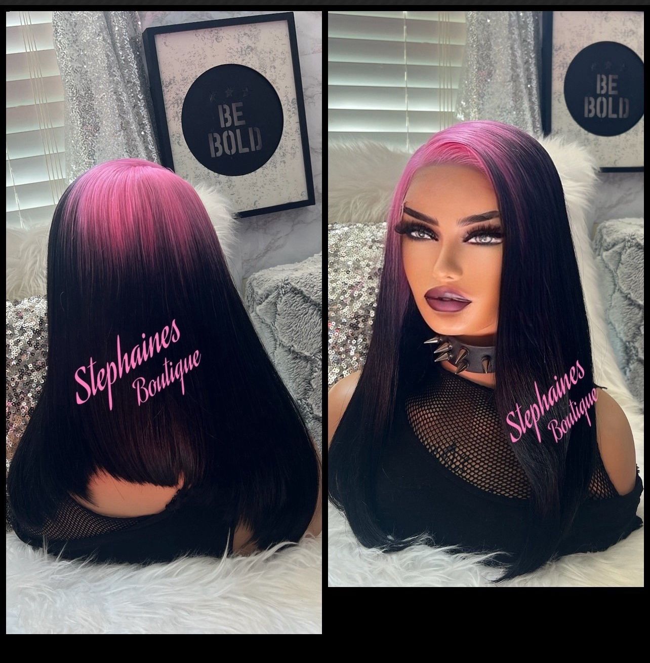 Human Hair Blended Lace Front Wig