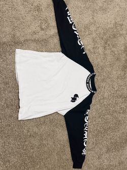 Chrome Hearts Long Sleeve Shirt Black White