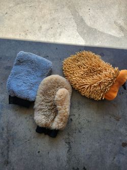 Detailing wash hand mitt