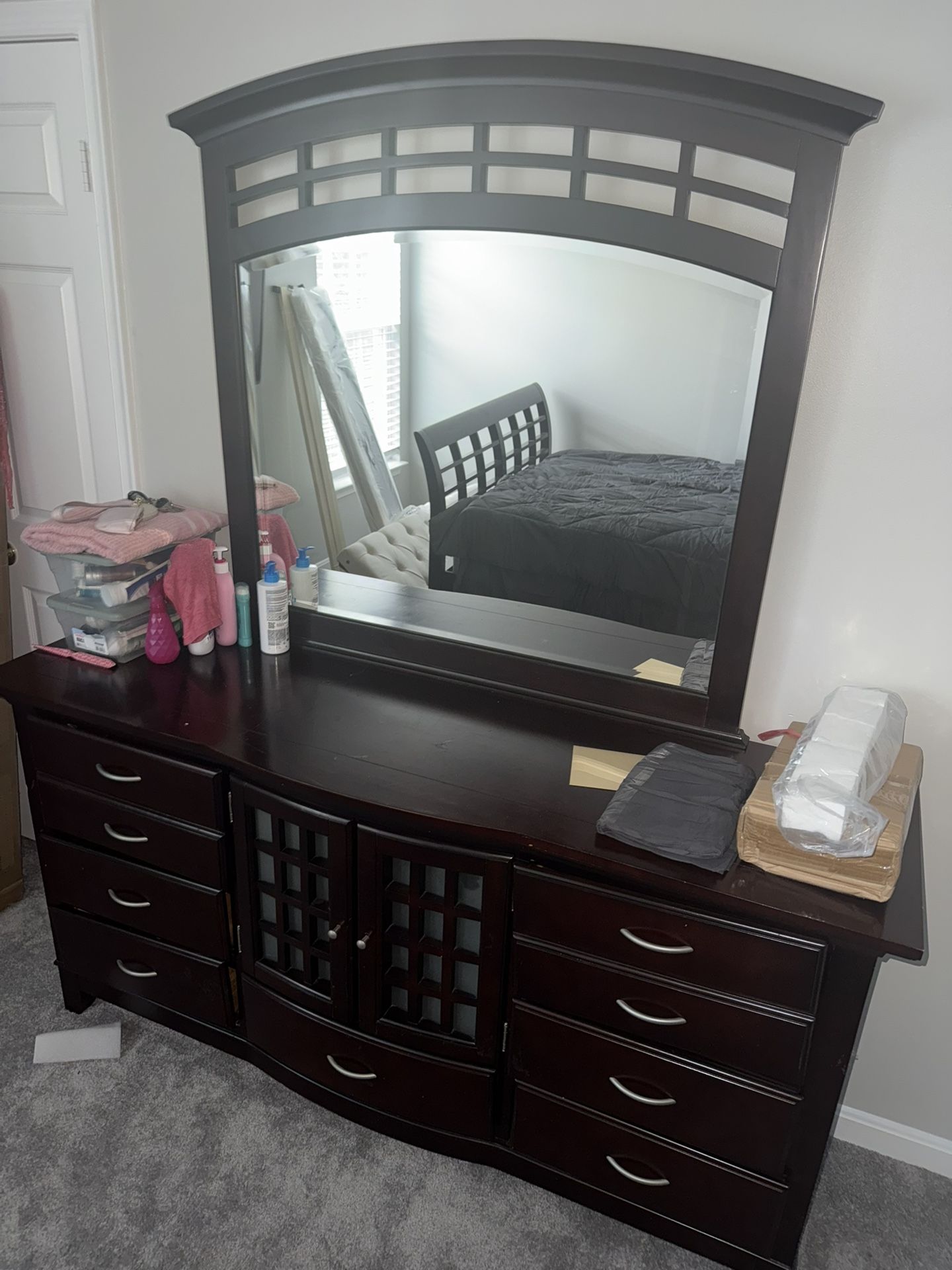 Dresser And Mirror