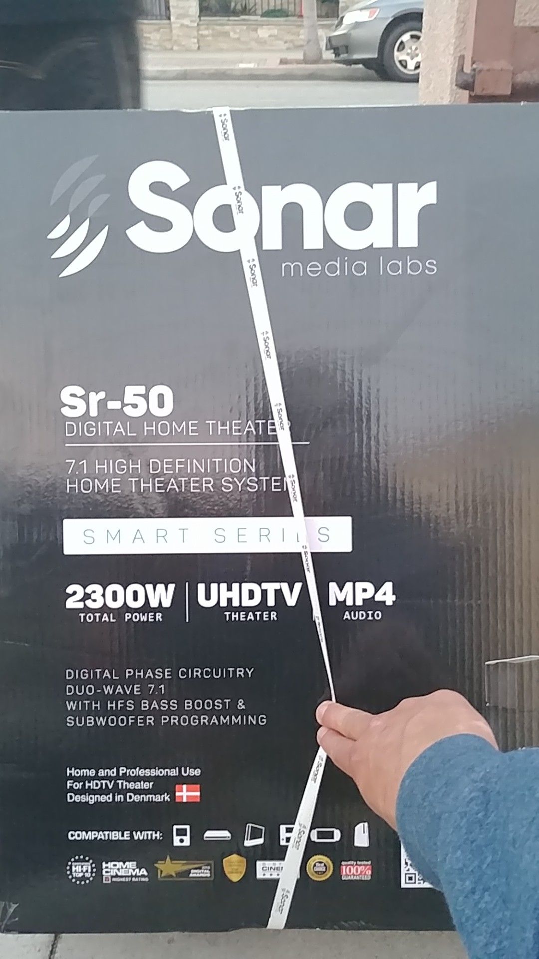 !Sonar Media Labs Sr-50 digital home theatre (surround sound) bluetooth compatible feel free to ask any questions