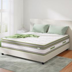 Brand New Full 12” Hybrid Pillow Top Mattress + 9” Box Spring Set