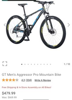 GT Aggressor Pro Mountain Bike for Sale in San Antonio TX OfferUp