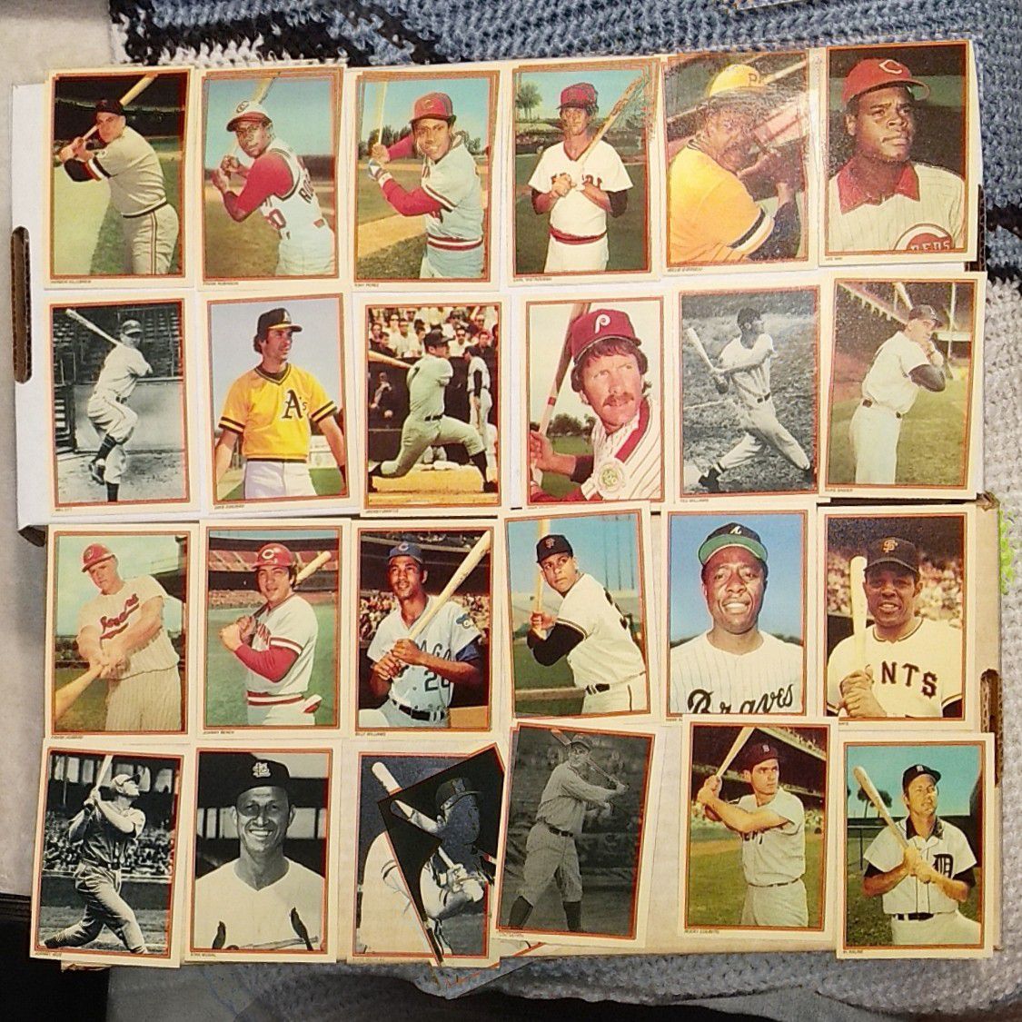 Rare 1985 Vintage Mint Baseball Card Set of All Stars! Ruth, Aaron,Berra,Banks!