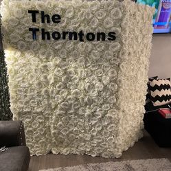 Wedding Decor Flower Wall, 20 Centerpieces 