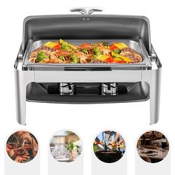 Roll Top Chafing Dish 9L Mirror Polish DTC1104
