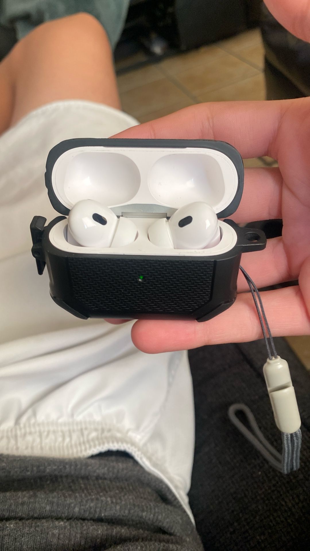 AirPods Pro 2 with a case