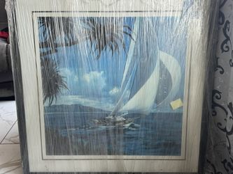 Art Painting Boat