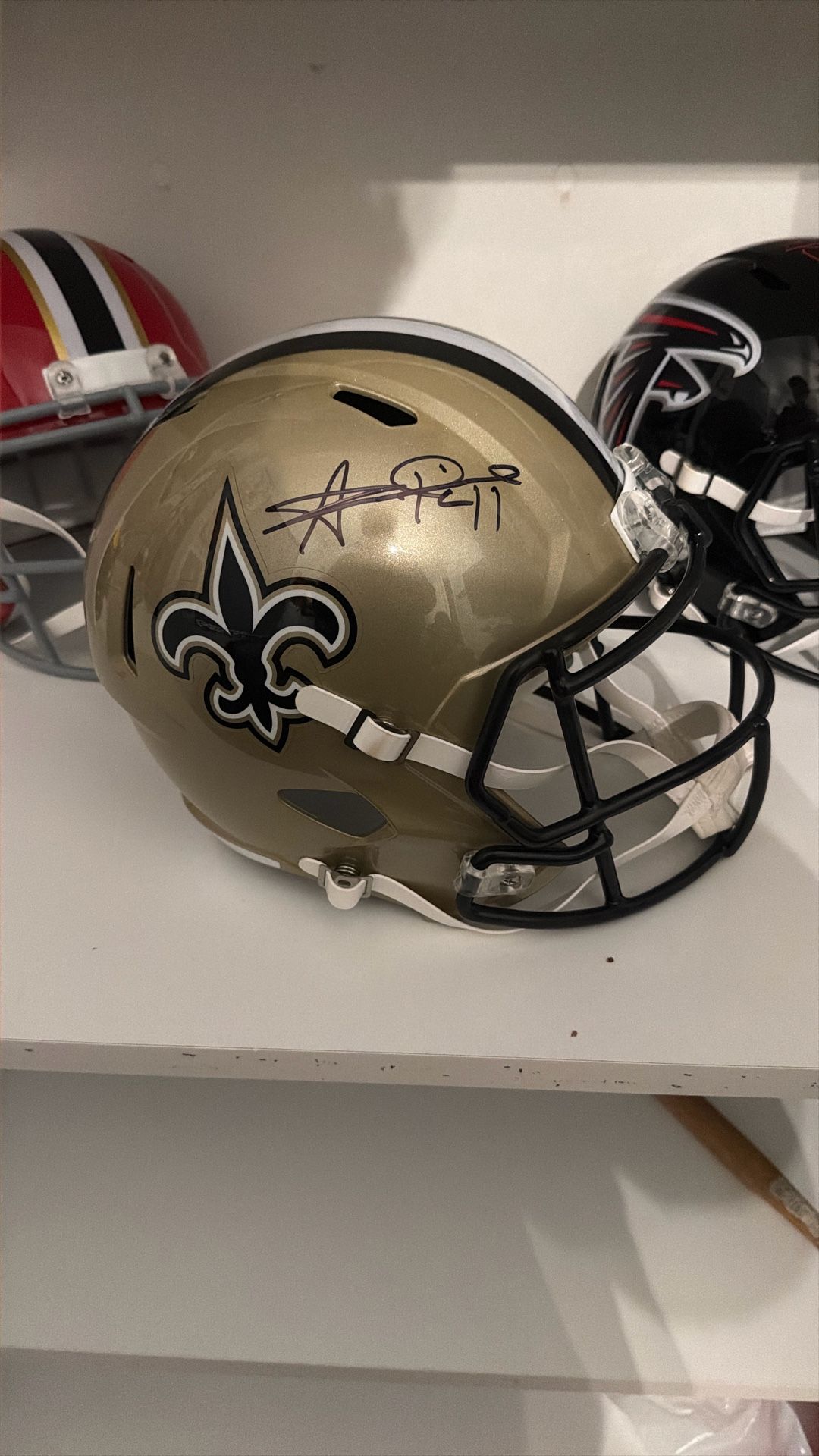 Alvin Kamara Signed Replica Speed Helmet