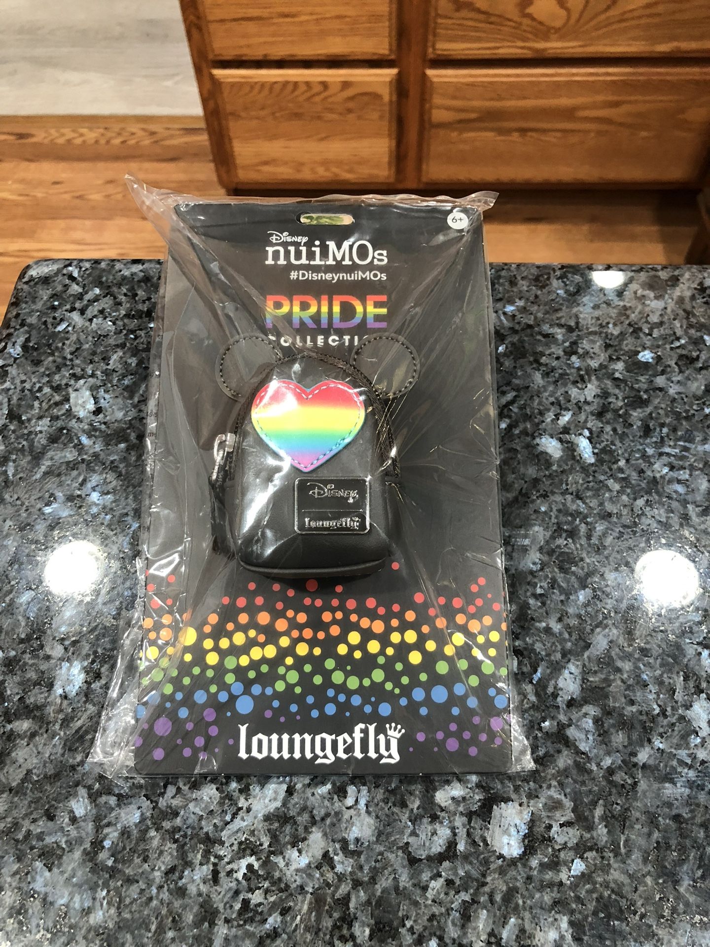 Loungefly nuiMOs Small pride collection Rainbow Backpack. Perfect for a change purse. Brand new on original packaging . Size 3 3/4 inches long. Smo