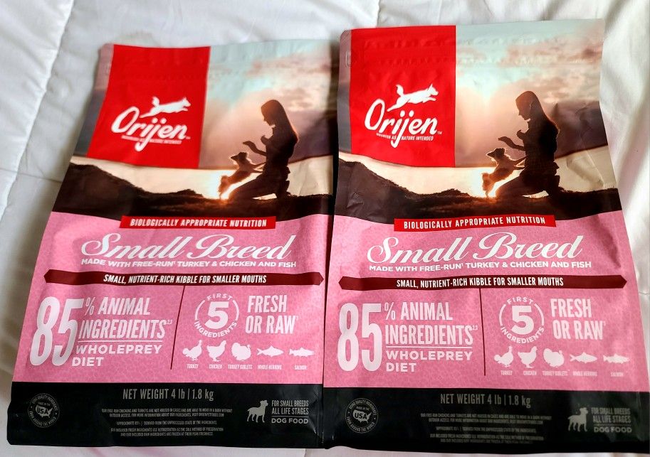 Orijen Small Breed Grain Free Dog Food, 4lbs.