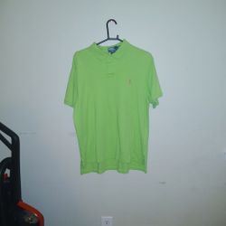 Neon Light Green XL Ralph Lauren Polo Shirt