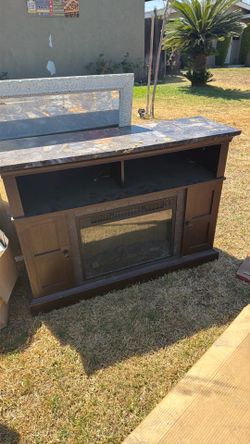 Free Electric Fireplace and Other Items