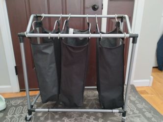3-bag clothes hamper