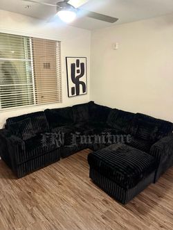 New black sectional