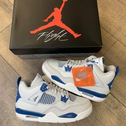 Jordan 4 Military Blue - Size 6y / 7.5w