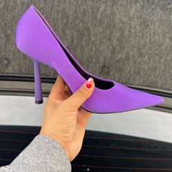 Purple Zara Pump Heels