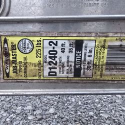 Werner D1240-2 40 ft aluminum extension ladder