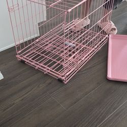 Pink Small Dog Crate For Sale 