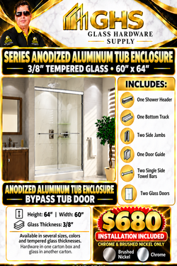 by pass shower doors