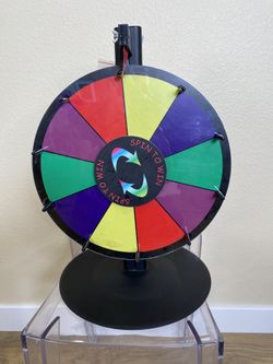 15” Tabletop “Spin to Win” Prize Wheel (Works Great)