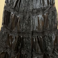 Steampunk Lace Petticoat Skirt Large