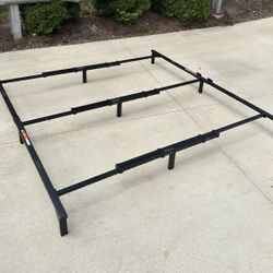 Adjustable Metal Bed Frame – Twin / Full / Queen / King
