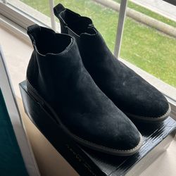 Men’s chelsea boots black suede