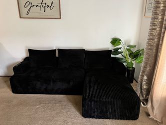 Black couch