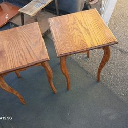 Oak Side Tables