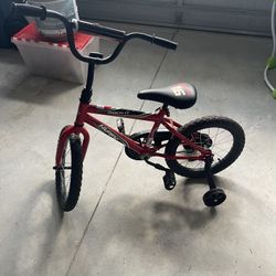 Kids Huffy Bike With Training Wheels 