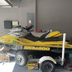 2004 Sea-Doo RXP + Trailer + 4 Life Vests – Clean Title