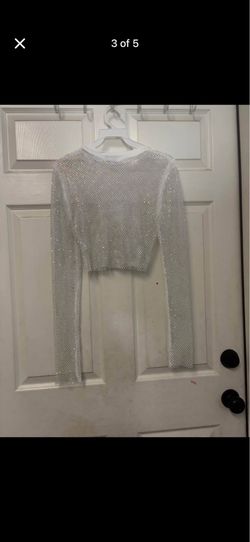 New Beautiful Sequins  Alfit Top and Skirt Size Small