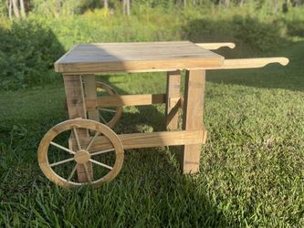 Wooden Candy Cart