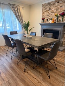 Dinning table and chairs