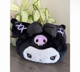Large Kuromi pillow with blanket inside