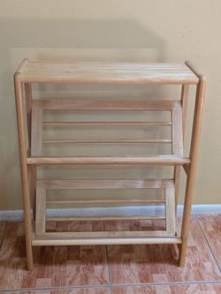 Winsome Mission 82430 - 4-Tier Beech Wood Bookshelf with Slanted Shelf, Natural. CC CC