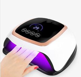 84W UV LED Nail Lamp – Professional Gel Nail Dryer with LCD Display & Auto Sensor