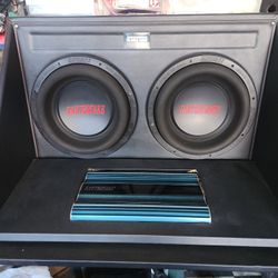 EarthQuake 15' Subwoofers And 5000 Watt Amp