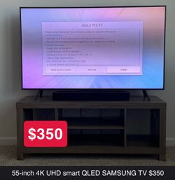 Samsung 55-Inch 4K QLED Smart TV