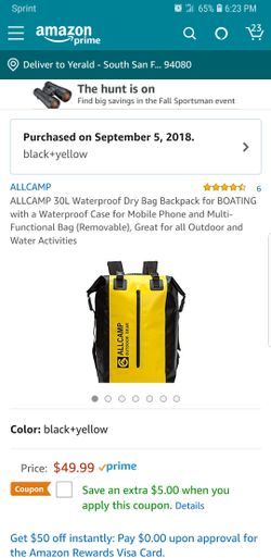 40L Dry bagpack