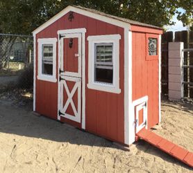 Wood Structure, Chicken Coop Start;