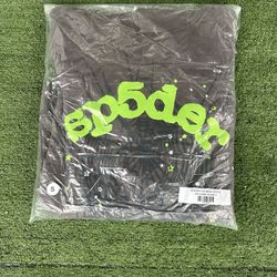 Sp5der Hoodie Grey & Black