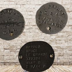 WWI & WWII dogtags 