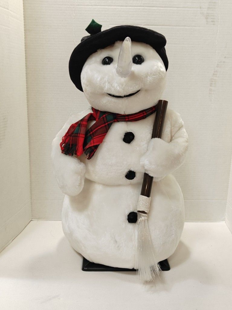 Vintage Plush Snow Man