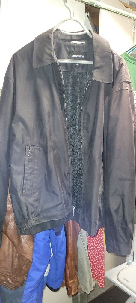 London Fog light coat. XL