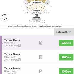 2 Tickets To Marachi USA Festival Terrance Box