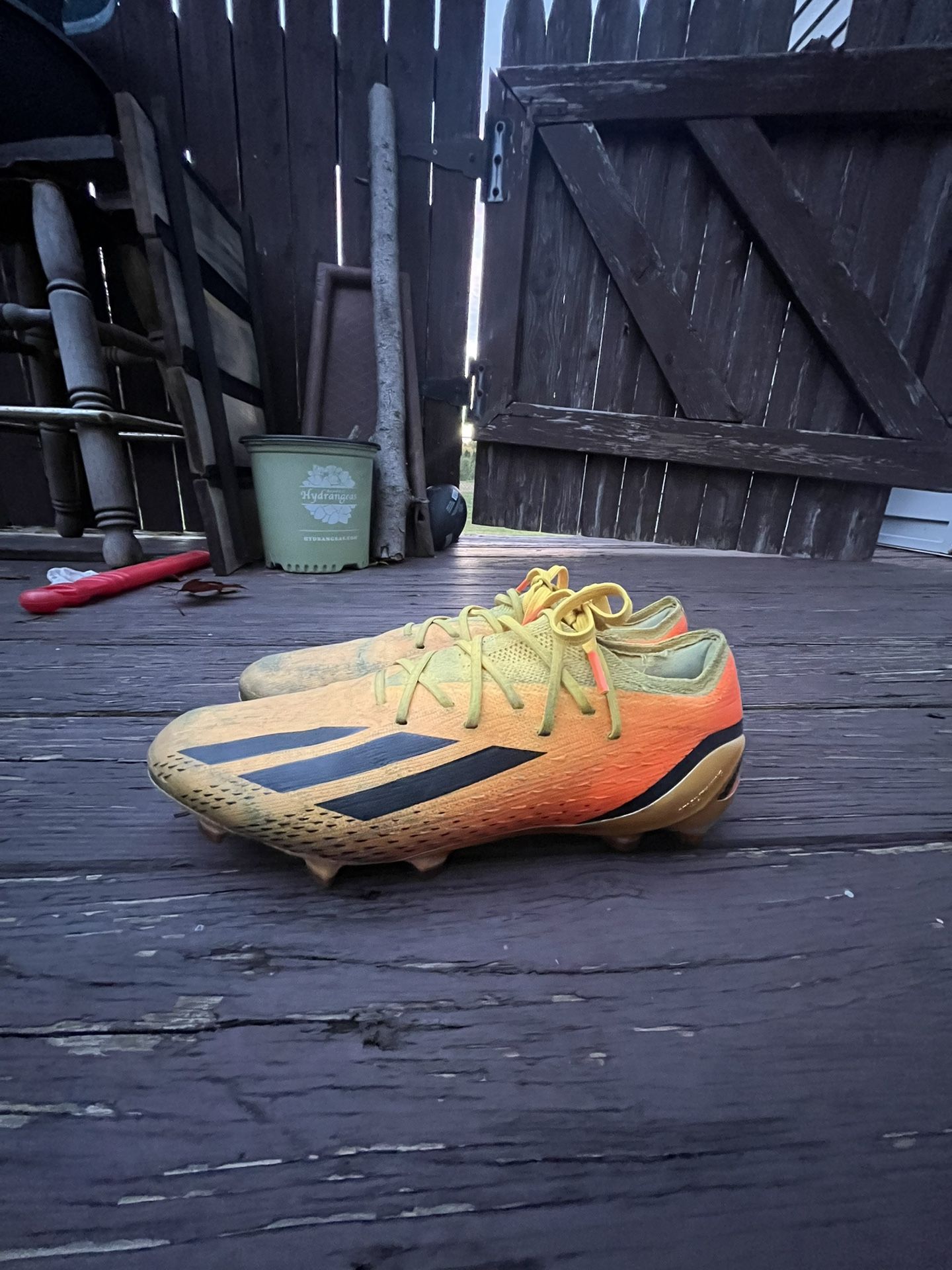 Adidas X Orange Speedflow.1 Soccer Cleats Size 8.5