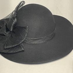 The Pink Palm Tree Ladies Black Hat