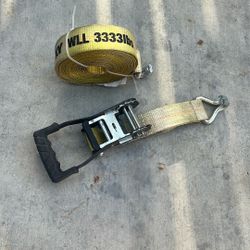 Husky Tie Down Rope With Ratchet 20ft X  2inch